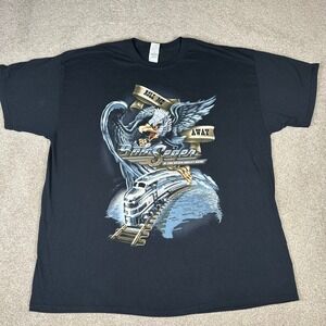 Bob‎ Seger Roll Me Away Tour 2018-19 Graphic T-Shirt Gildan 2XL